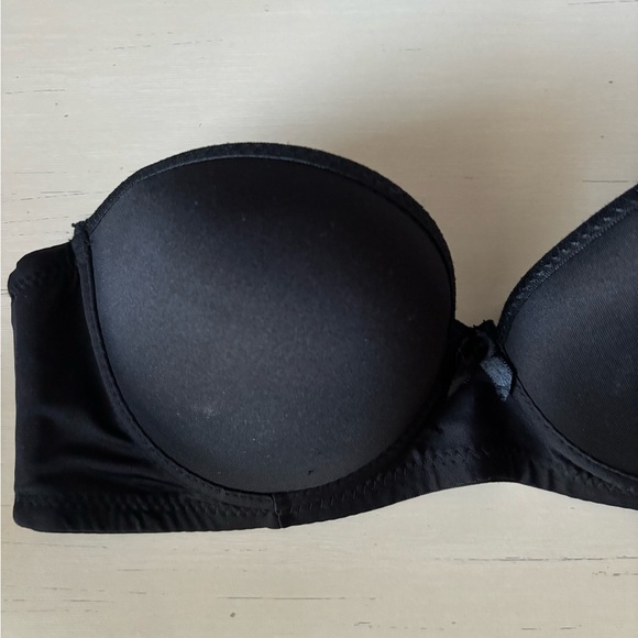 Felina 34B Peridot Strapless Push Up Bra - black - Picture 4 of 5